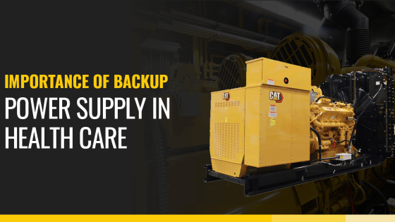 Importance of backup power supply in health care