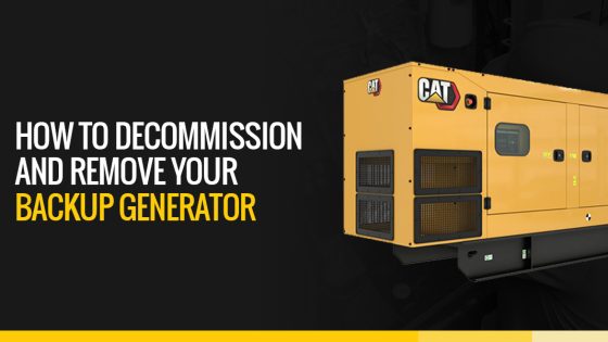 How to decommission and remove your backup generator