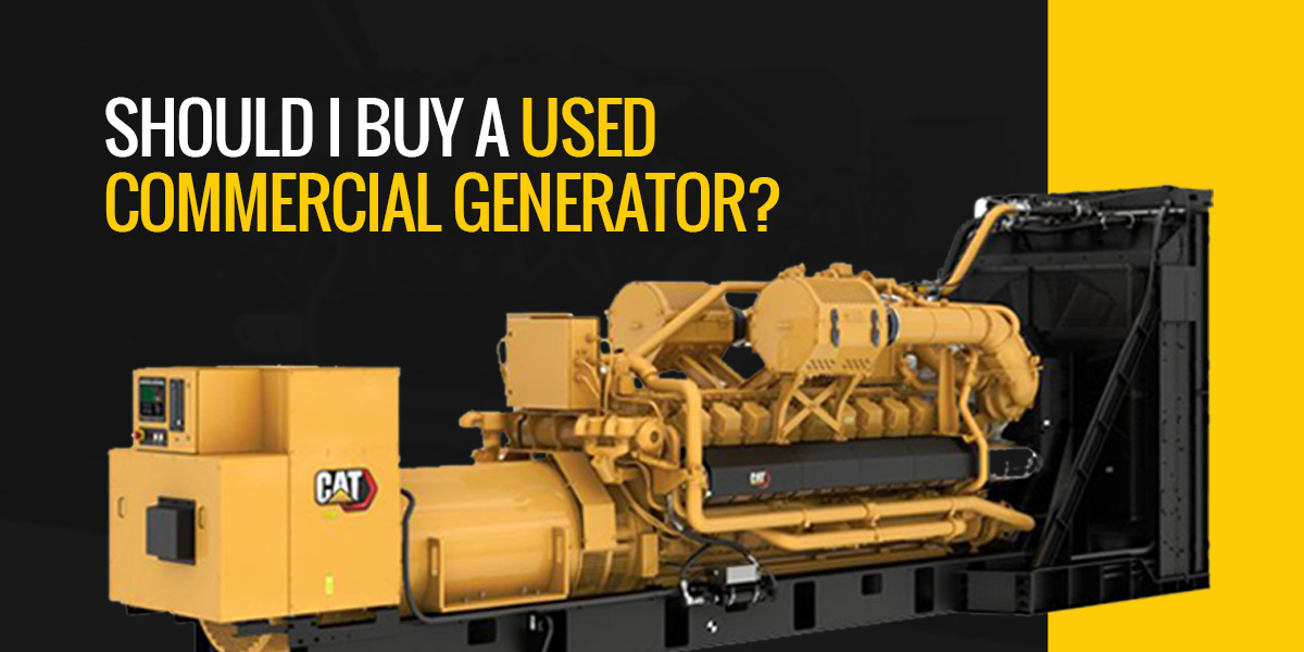 Should I buy a used commercial generator 