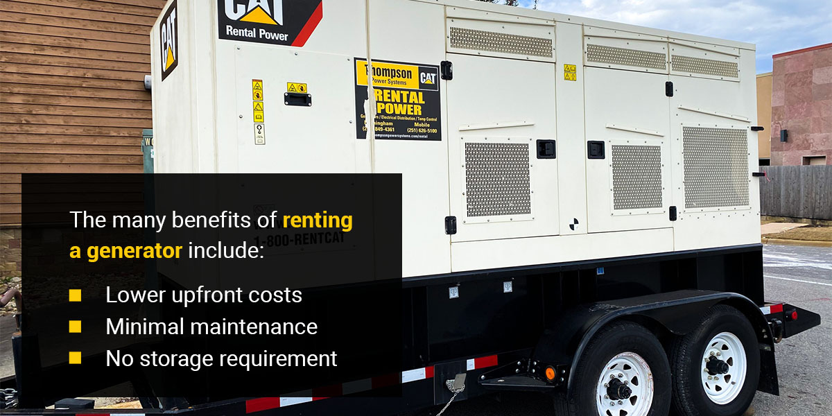 Why Rent a Generator?