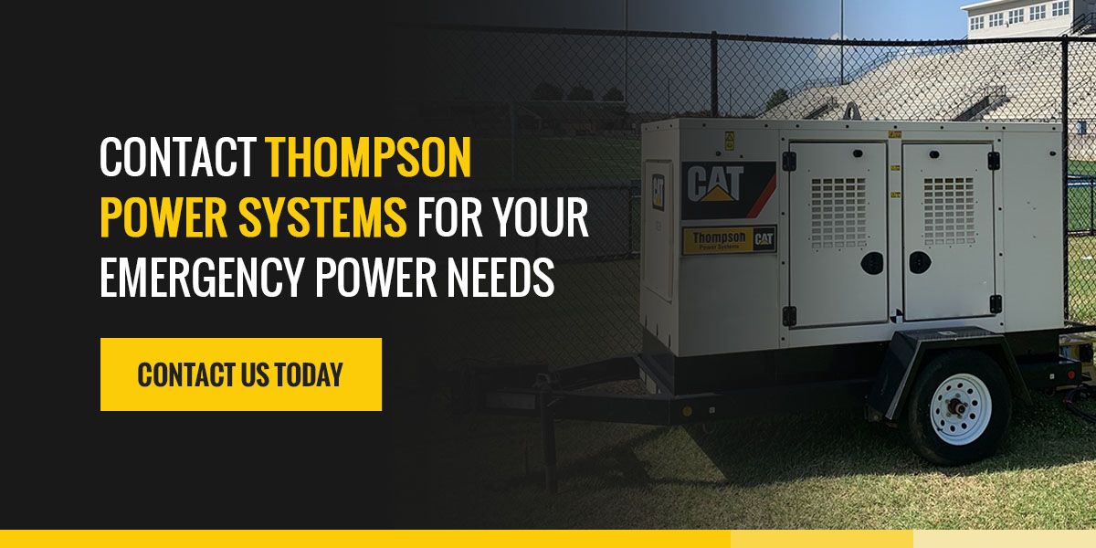 Contact Thompson Power Systems for Your Emergency Power Needs