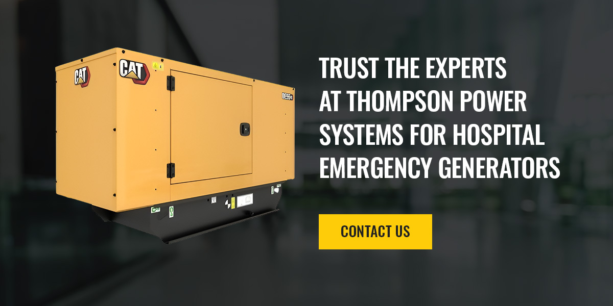 Trust the Experts at Thompson Power Systems for Hospital Emergency Generators
